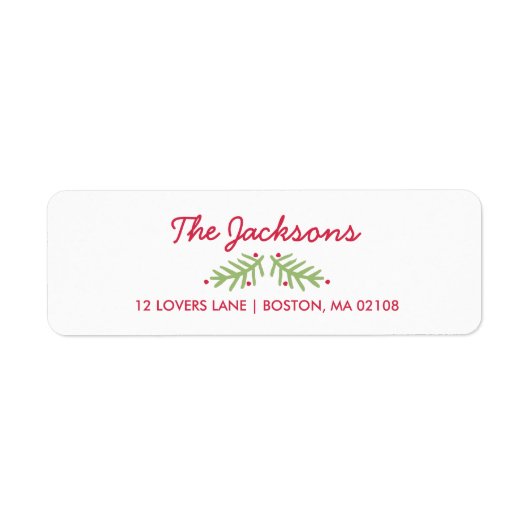 Modern Brush Script Bright Christmas (Vorne)