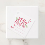 Modern Brush Script Bright Weihnachtsgeschenke Sti Geschenkanhänger (Beispiel)