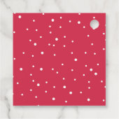 Modern Brush Script Bright Weihnachtsgeschenke Sti Geschenkanhänger (Rückseite)