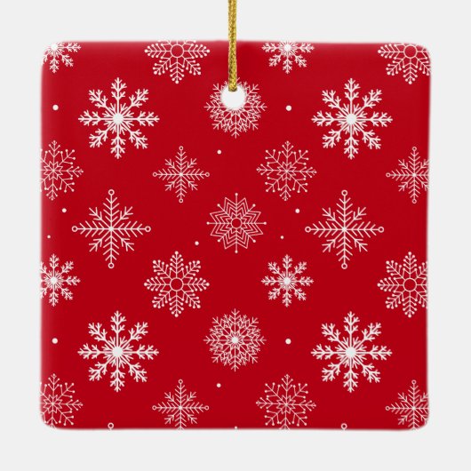 Modern Brush Script Feliz Navidad Foto Keramikornament (Rückseite)