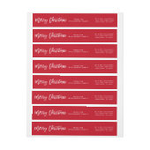 Modern Brush Script Star Frohe Weihnachten (Bogen)