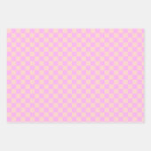 Modern Bubblegum & Soft Peach Wrapping Paper Pack Geschenkpapier Set (Vorderseite 2)