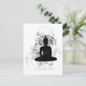 Modern Buddha Designs Energies Postkarte (Stehend Vorderseite)