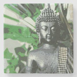 Modern Buddha Meditation Zen Decor Steinuntersetzer