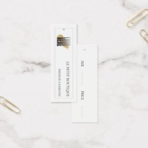 Modern Budget Logo Fashion Hanging Price Tag