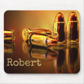 Modern Bullets Golden Mascula Mousepad (Vorne)