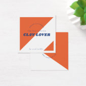 Modern Burnt Orange Earring Juwelier Display Card (Schreibtisch)