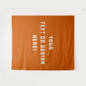 Modern Burnt Orange Wall Tapestry for Home Déco Wandteppich (Vorderseite (Horizontal))