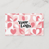 Modern Business Card – Qr code & logo Visitenkarte (Vorderseite)