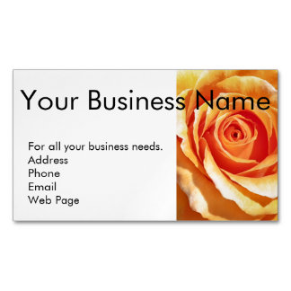 Modern Business Cards Floral Printable Magnetische Visitenkarte