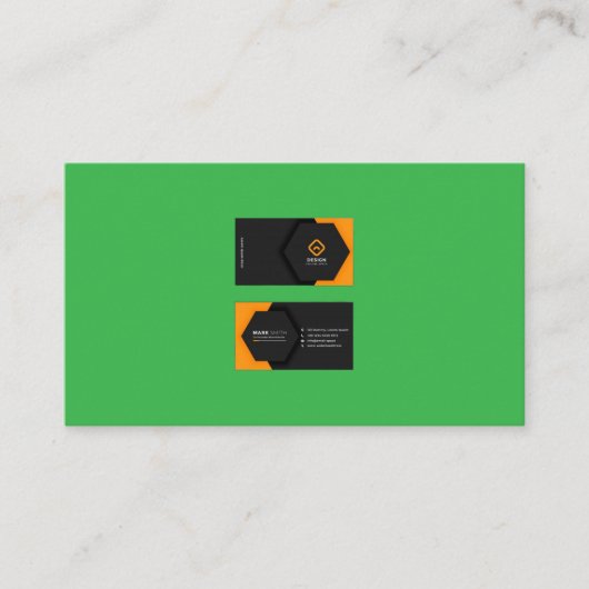 Modern business cards visitenkarte (Vorderseite)