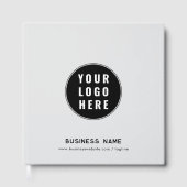 Modern Business Logo and Website Custom Gästebuch (Vorderseite)