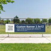 Modern Business-Logo Beruflich 2.5'x12' Banner (Insitu)