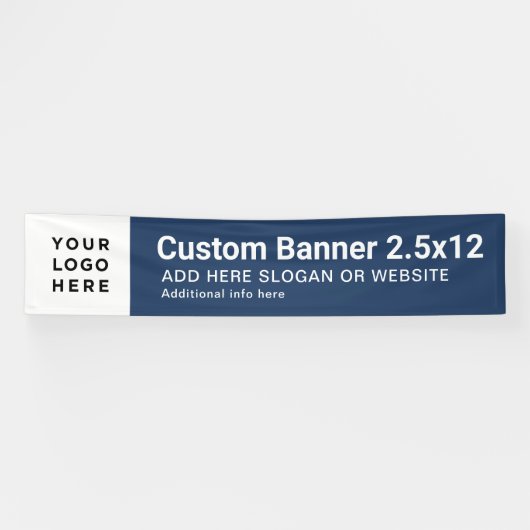 Modern Business-Logo Beruflich 2.5'x12' Banner (Horizontal)