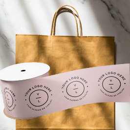 Modern Business Logo Company Markenbezeichnung Ros Satinband