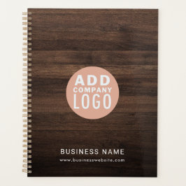 Modern Business Logo Elegant Wood Look 2026 Planer
