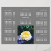 Modern Business Logo Foto Trifold Gray Broschüre (Rückseite)