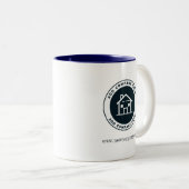 Modern Business Logo Giveaway Custom Zweifarbige Tasse (VorderseiteRechts)