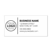 Modern Business Logo Große Rücksendeadresse Permastempel (Design)