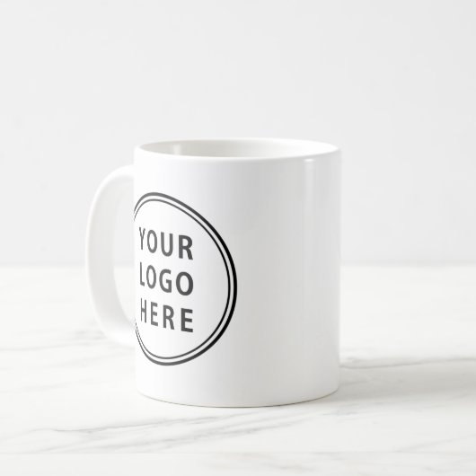 Modern-Business-Logo Kaffeetasse (Vorderseite Links)