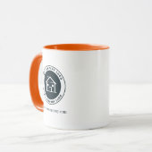 Modern Business Logo Minimalist Custom Tasse (Vorderseite Links)