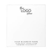 Modern-Business-Logo Notizblock (Vorderseite)