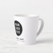 Modern Business Logo Promotional Custom Milchtasse (Rechte Ecke)