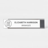 Modern-Business-Logo Schreibtischnamensplakette (Vorderseite )