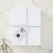 Modern Business Logo Script Vielen Dank Kraft Geschenkanhänger (Mit Garn)
