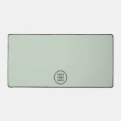 Modern Business-Logo-Seite Grün Schreibtischunterlage (Vorderseite)