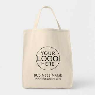 Modern Business Logo Staff Clients Custom Tragetasche