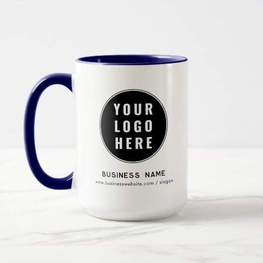 Modern Business Logo Website Promotional Custom Tasse (Links)