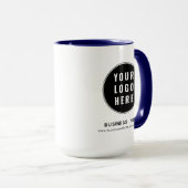 Modern Business Logo Website Promotional Custom Tasse (VorderseiteRechts)