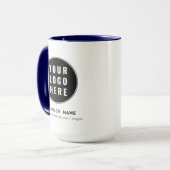 Modern Business Logo Website Promotional Custom Tasse (Vorderseite Links)