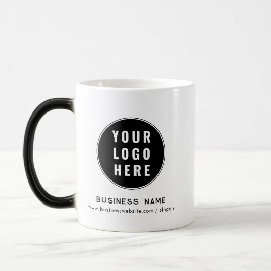 Modern Business Logo Website Promotional Custom Verwandlungstasse (Links)