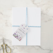 Modern Butterfats Brautparty Vielen Dank Geschenkanhänger (Mit Garn)