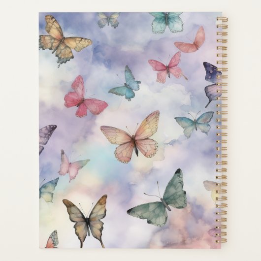 Modern Butterflies Planner Planer (Rückseite)