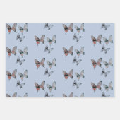 Modern Butterfly Geburtstag Geschenkpapier Set (Vorderseite)
