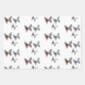 Modern Butterfly Geburtstag Geschenkpapier Set (Vorderseite)