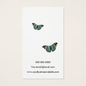 Modern butterfly jewelry earring display card (Rückseite)