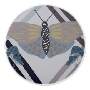Modern Butterfly Keramikknauf