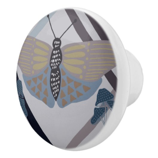 Modern Butterfly Keramikknauf (Rechts)