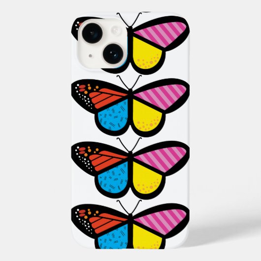 Modern Butterfly Phone Case (Rückseite)