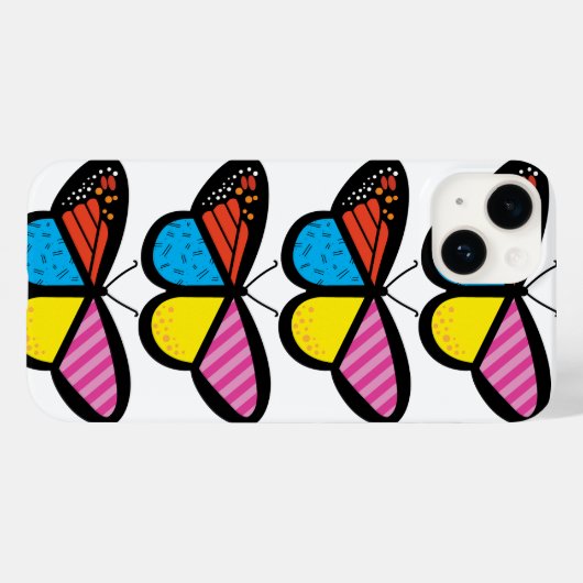 Modern Butterfly Phone Case (Rückseite (Horizontal))