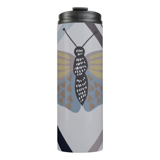 Modern Butterfly Thermosbecher (Vorderseite)
