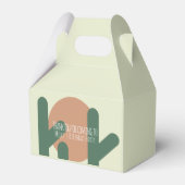 Modern Cactus Birthday Party Danke Geschenkschachtel (Vorderseite)