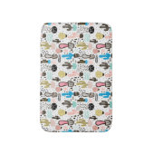 Modern Cactus Geometric Muster Badematte (Vorderseite Vertikal)