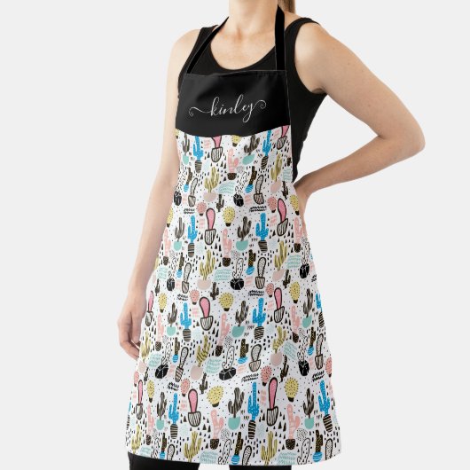 Modern Cactus Geometric Muster Schürze (InSitu)