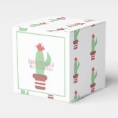 Modern Cactus Pflanze Birthday Party Danke Geschenkschachtel (Vorderseite)