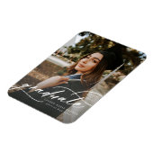 Modern Calligraphy Foto Abschluss Magnet  (Linke Seite)